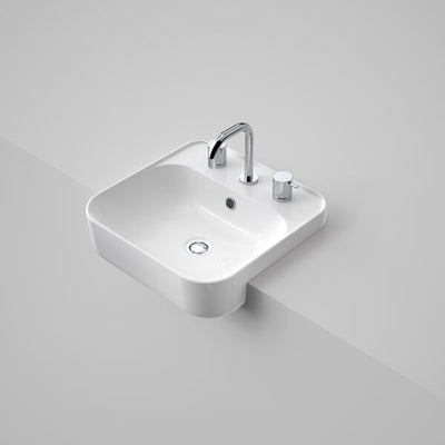 Caroma Tribute Square 420 Semi Recessed Basin 3TH OF