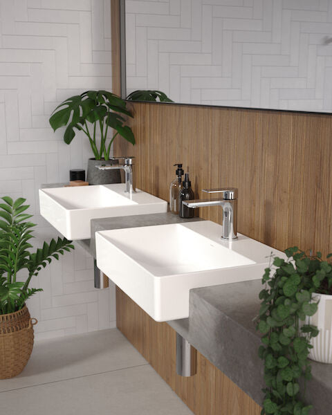 Caroma Urbane® II Semi Recessed Basin (No Tap Hole)