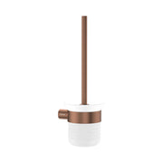 Fienza Empire Slim Toilet Brush Holder Brushed Copper
