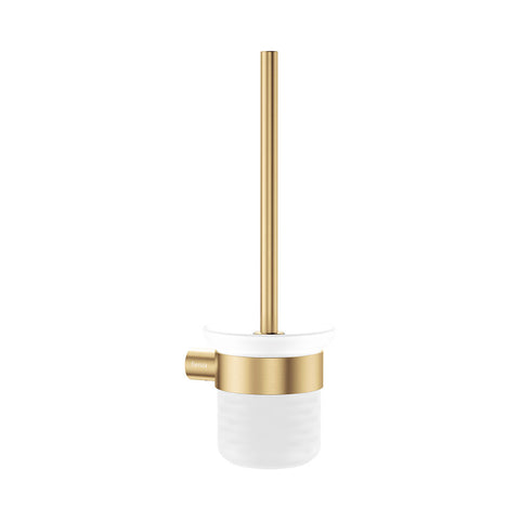 Fienza Empire Slim Toilet Brush Holder Urban Brass