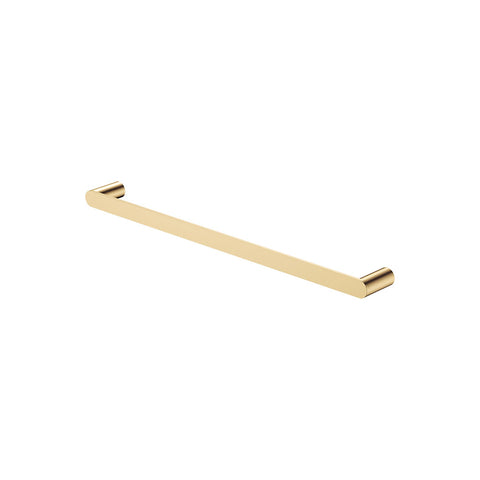 Fienza Empire Slim Single Towel Rail 600mm Urban Brass