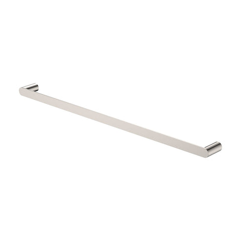 Fienza Empire Slim Single Towel Rail 800mm Brushed Nickel