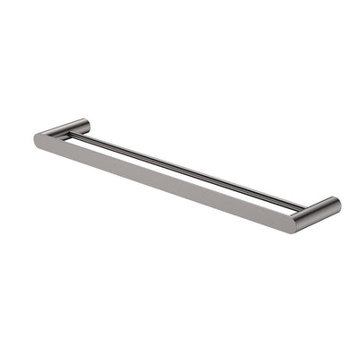 Fienza Empire Slim Double Towel Rail 600mm Gun Metal
