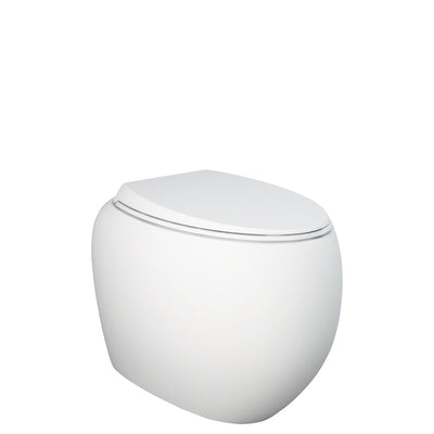 Fienza Rak Cloud Wall Faced Toilet Suite Matte White Pan Only