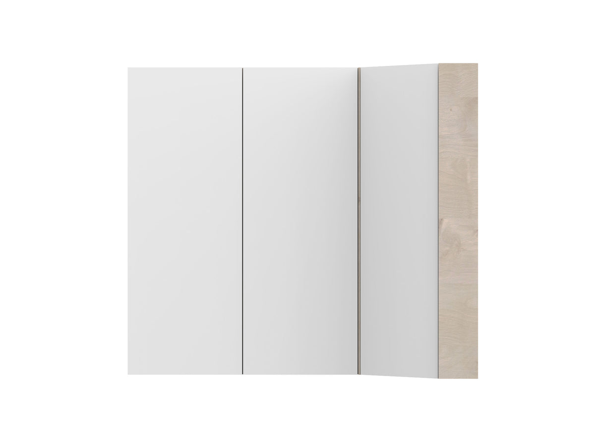 ADP Glacier Offset Corner Mirrored Cabinet 900 right corner
