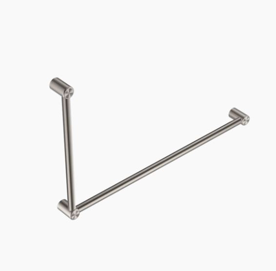 Nero Mecca Care 32mm DDA Grab Rail Set 90 Degree 600X1000mm