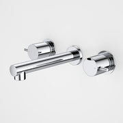 Caroma Luna Lever Wall Basin Set - Chrome