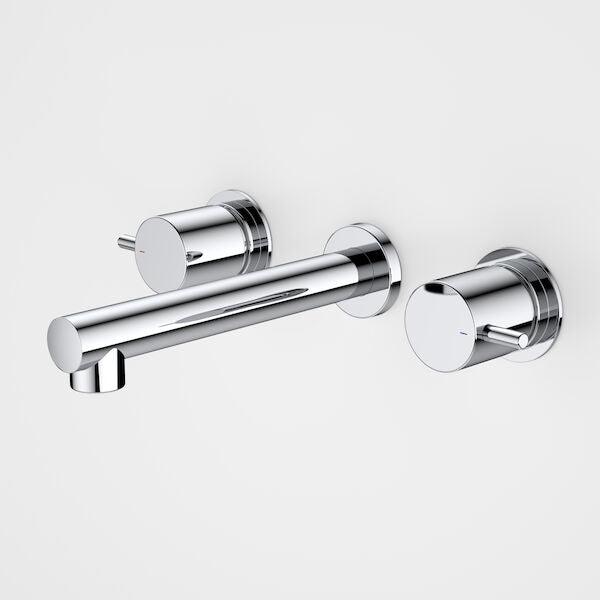 Caroma Luna Lever Wall Basin Set - Chrome