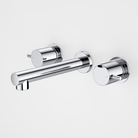 Caroma Luna Lever Wall Basin Set - Chrome - Lead Free