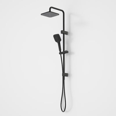 Caroma Luna Multifunction Rail Shower with Overhead - Black