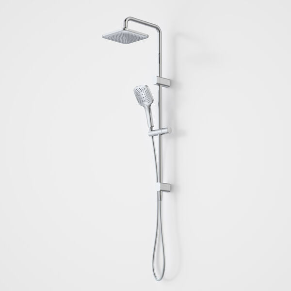 Caroma Luna Multifunction Rail Shower with Overhead - Chrome