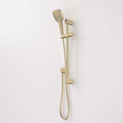 Caroma Luna Multi-function Rail Shower - Brushed Brass