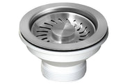Turner Hastings 90 x 50mm Brushed Nickel Basket Waste With Long Screw