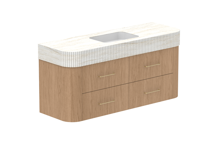 Adp Thea Curved Wall Hung Vanity Imperial Top