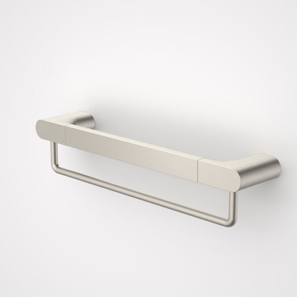 Caroma Urbane® II Universal Towel Rail 400mm Set - Brushed Nickel