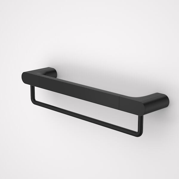 Caroma Urbane® II Universal Towel Rail 400mm Set - Black