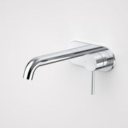 Caroma Liano II 175mm Wall Basin / Bath Mixer  Rounded Cover Plate Chrome - Sales Kit - LF
