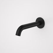 Caroma Liano II 175mm Basin / Bath Outlet Round Matte Black - LF