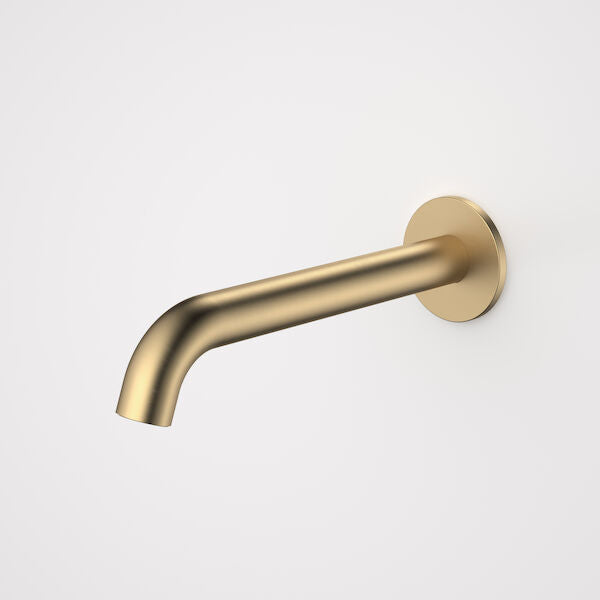Caroma Liano II 210mm Basin / Bath Outlet - Round - Brushed Brass - LF
