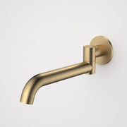 Caroma Liano II 220mm Bath Swivel Outlet Round - Brushed Brass
