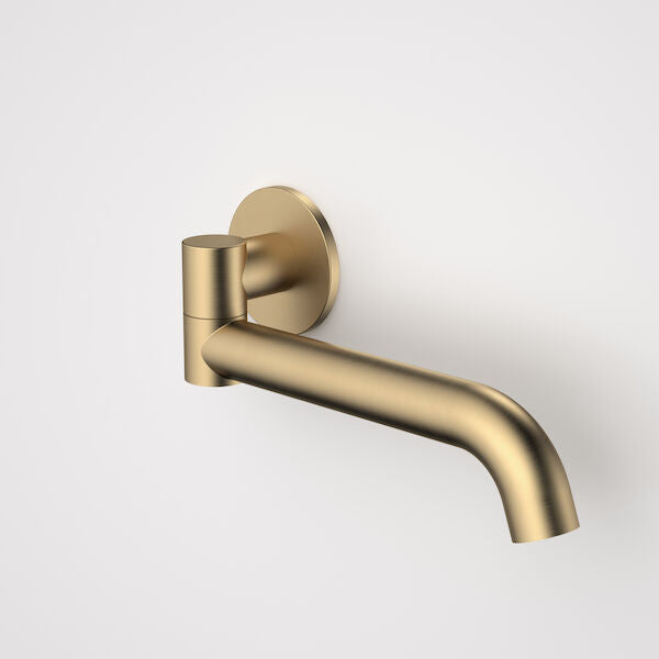 Caroma Liano II 220mm Bath Swivel Outlet Round - Brushed Brass