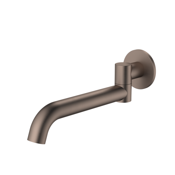 Caroma Liano II 220mm Bath Swivel Outlet Round - Brushed Bronze