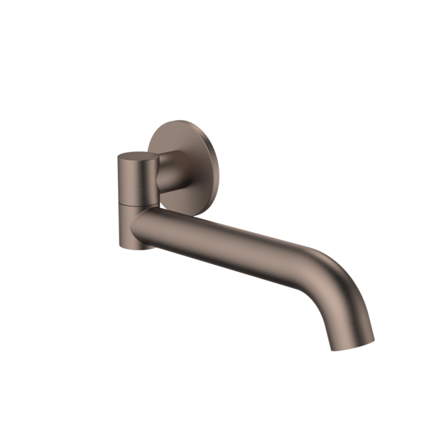 Caroma Liano II 220mm Bath Swivel Outlet Round - Brushed Bronze