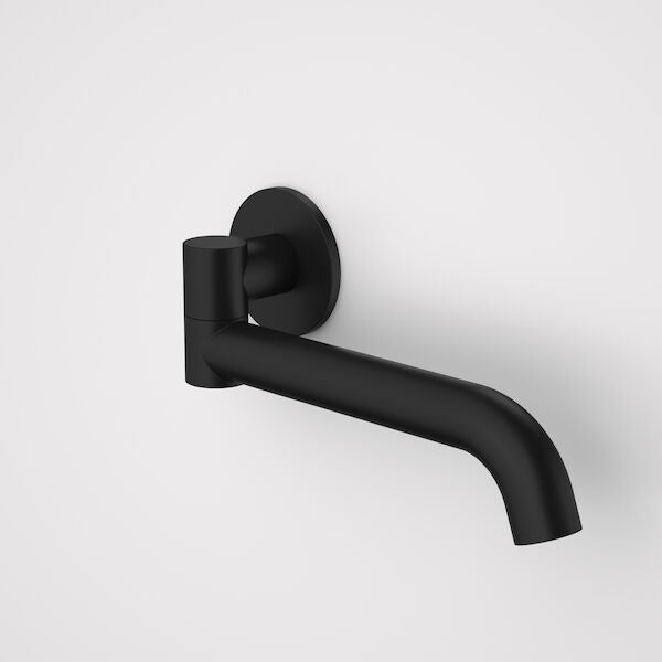 Caroma Liano II 220mm Bath Swivel Outlet Round - Matte Black