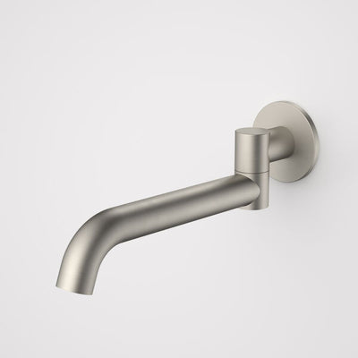 Caroma Liano II 220mm Bath Swivel Outlet Round - Brushed Nickel