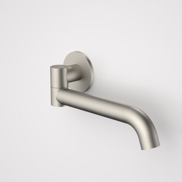 Caroma Liano II 220mm Bath Swivel Outlet Round - Brushed Nickel