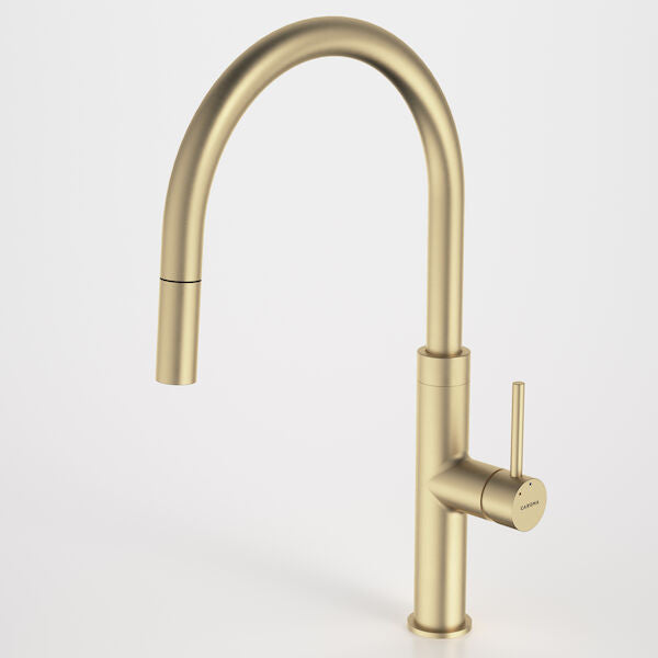 Liano II Pull Out Sink Mixer - Brushed Brass - Lead Free
