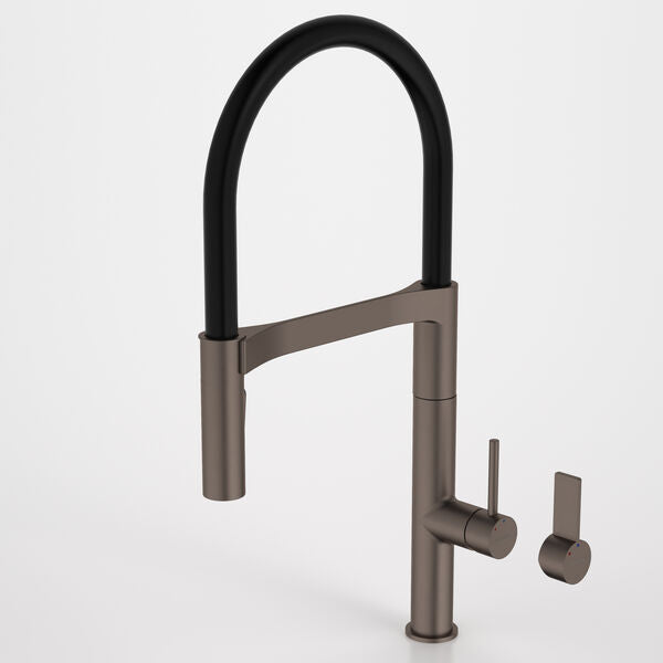 Liano II Pull Down Sink Mixer with Dual Spray - Brushed Bronze - Lead Free