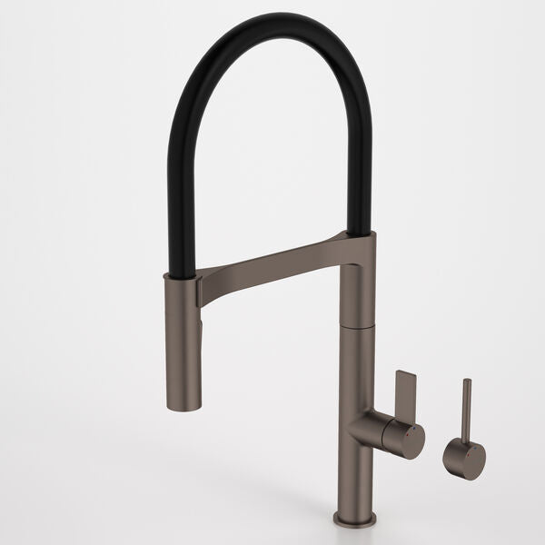 Liano II Pull Down Sink Mixer with Dual Spray - Brushed Bronze - Lead Free