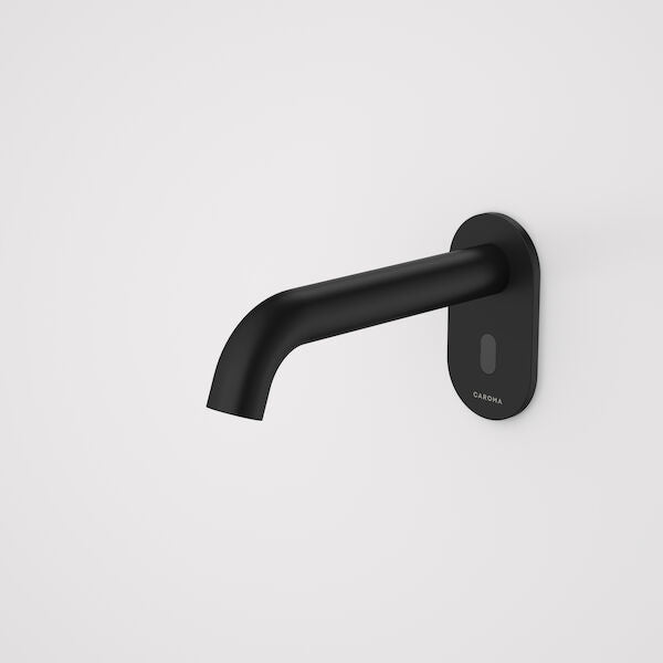 Caroma Liano II Sensor 175 Wall Outlet Sales Kit Matte Black - Lead Free