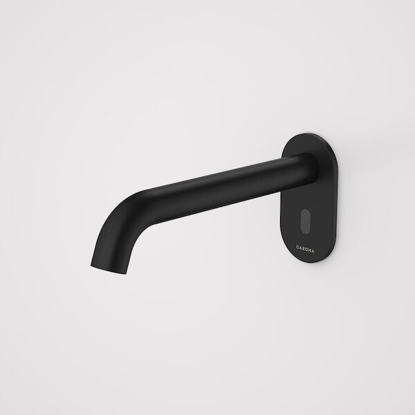 Caroma Liano II Sensor 210 Wall Outlet Sales Kit Matte Black - Lead Free