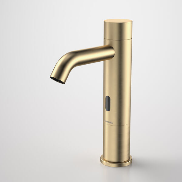 Caroma Liano II Sensor Hob Mounted Outlet Brushed Brass - Lead Free
