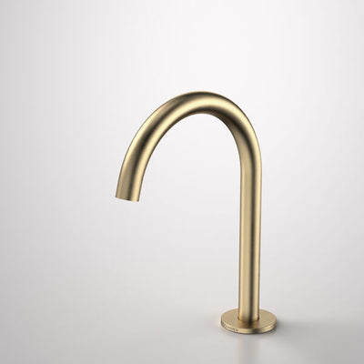 Caroma Liano II Hob Swivel Outlet 160mm - Brushed Brass - Lead Free