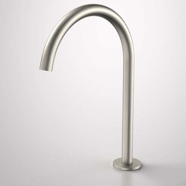 Caroma Liano II Hob Swivel Outlet 200mm - Brushed Nickel - Lead Free