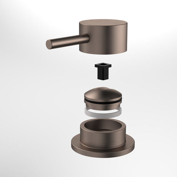 Caroma Liano II Hob Mixer Trim Kit - Brushed Bronze kit contents