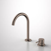 Caroma Liano II Hob Basin Mixer Set 160mm Brushed Bronze - Lead Free
