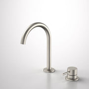 Caroma Liano II Hob Basin Mixer Set 160mm Brushed Nickel - Lead Free