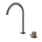 Caroma Liano II Hob Basin/Sink Mixer Set 200mm Brushed Bronze - Lead Free