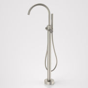 Caroma Liano II Freestanding Bath Filler with Hand Shower - Brushed Nickel