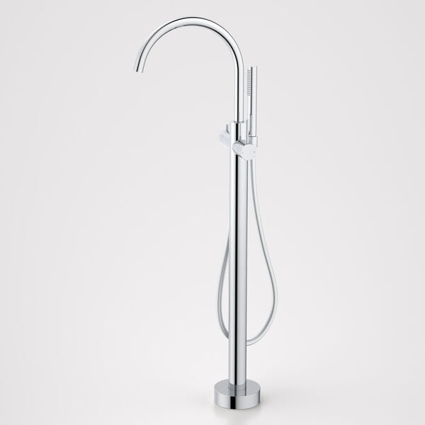 Caroma Liano II Freestanding Bath Filler with Hand Shower - Chrome