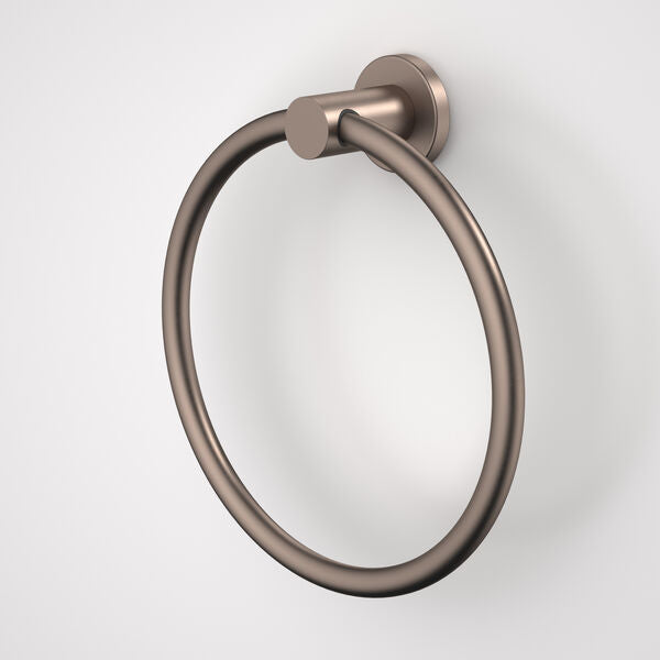 Caroma Liano II Towel Ring - Brushed Bronze