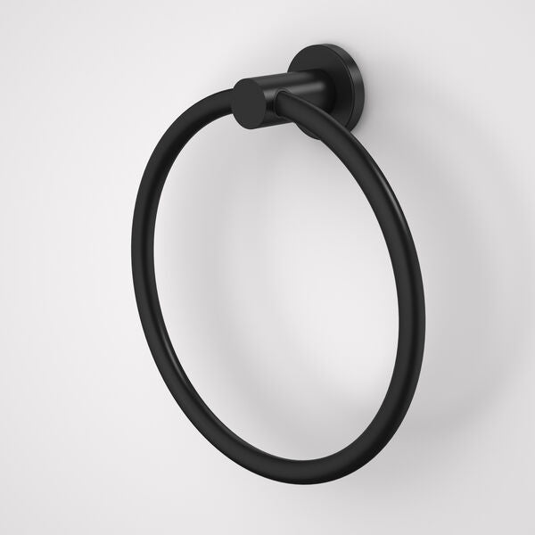 Caroma Liano II Towel Ring - Matte Black