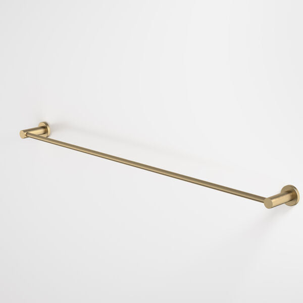 Caroma Liano II Single Towel Rail 840mm - Brushed Brass