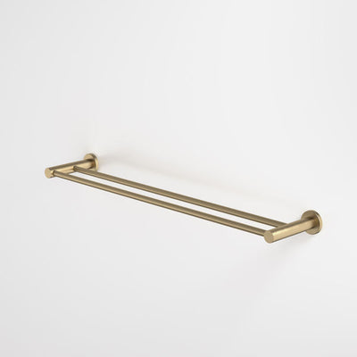 Caroma Liano II Double Towel Rail 640mm - Brushed Brass