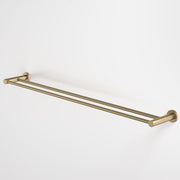 Caroma Liano II Double Towel Rail 840mm - Brushed Brass