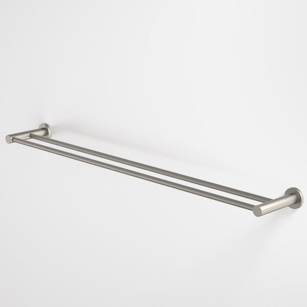 Caroma Liano II Double Towel Rail 840mm - Brushed Nickel